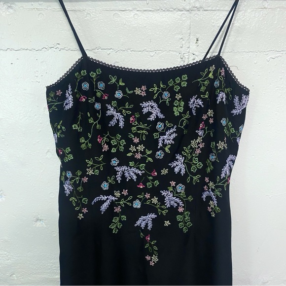 INC Embroidered Silk-Lined Slip Dress - Picture 5 of 7